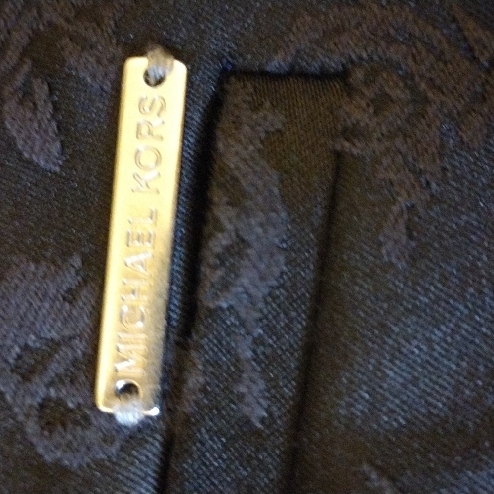 Michael Michael Kors Petite Black Floral Dress Pants - Picture 2 of 9